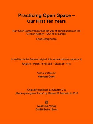 cover image of Practicing Open Space--Our First Ten Years